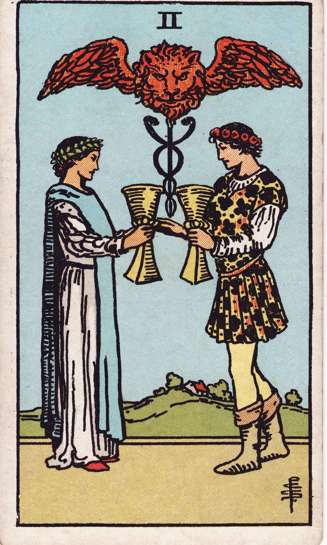 Two of Cups tarot card