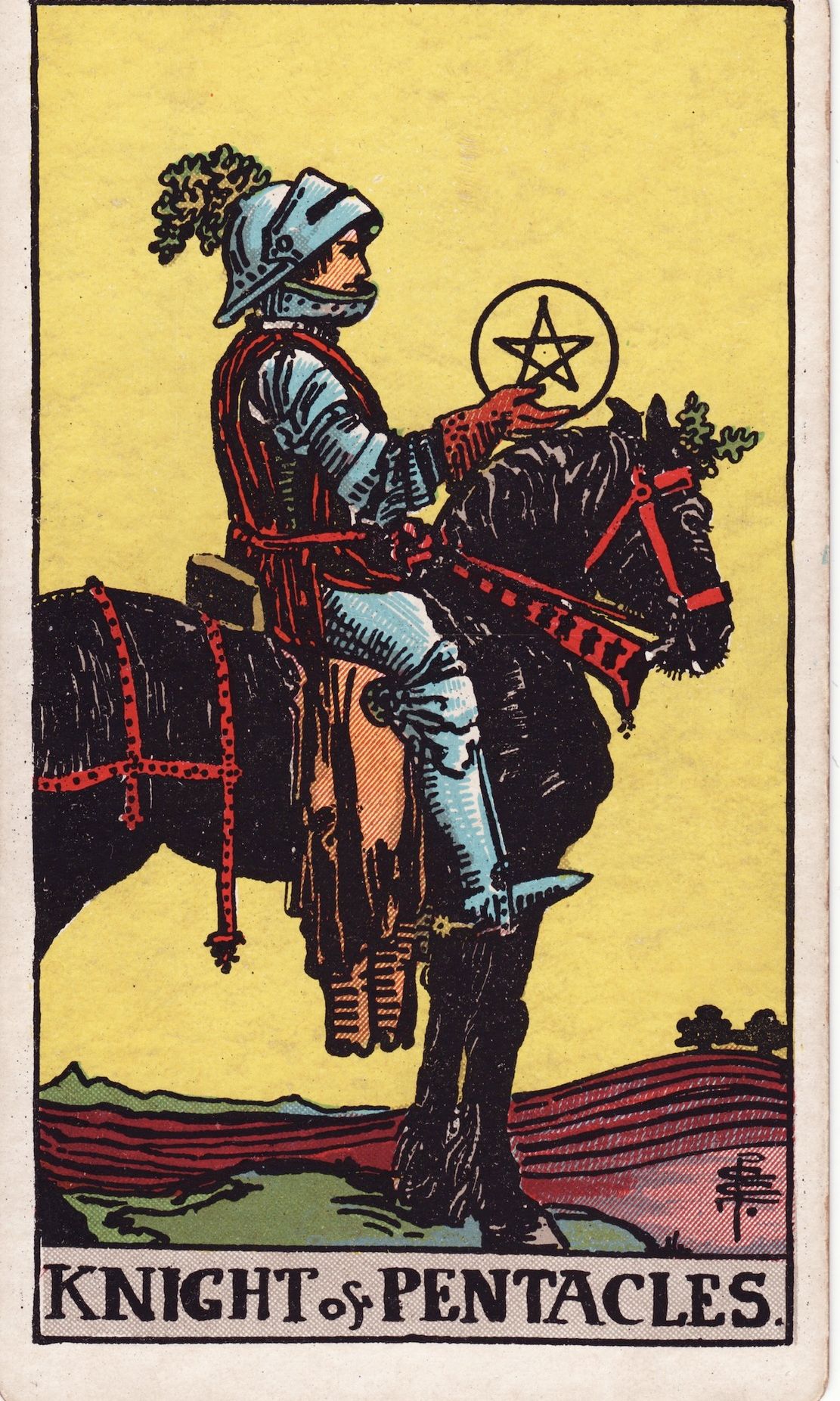 Knight of Pentacles tarot card