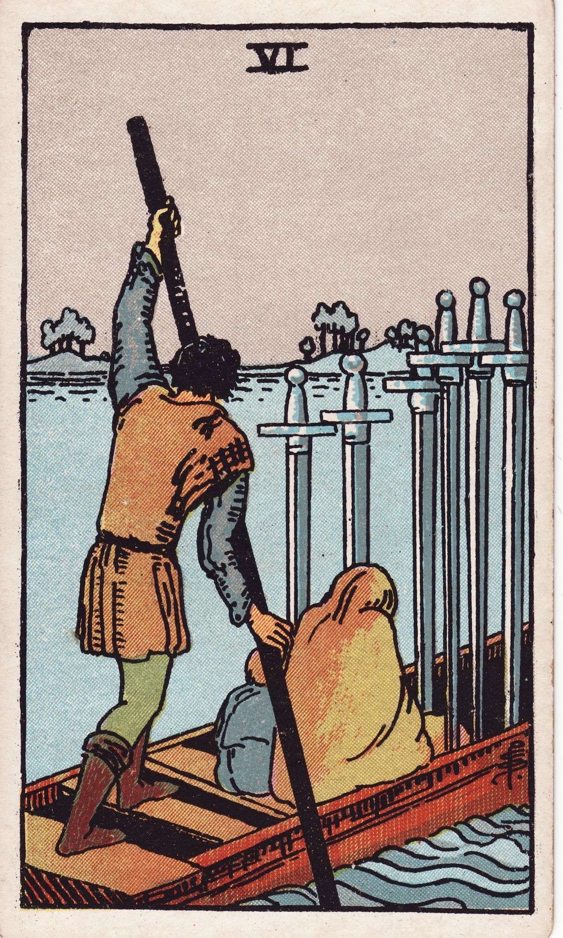 Six of Swords tarot card